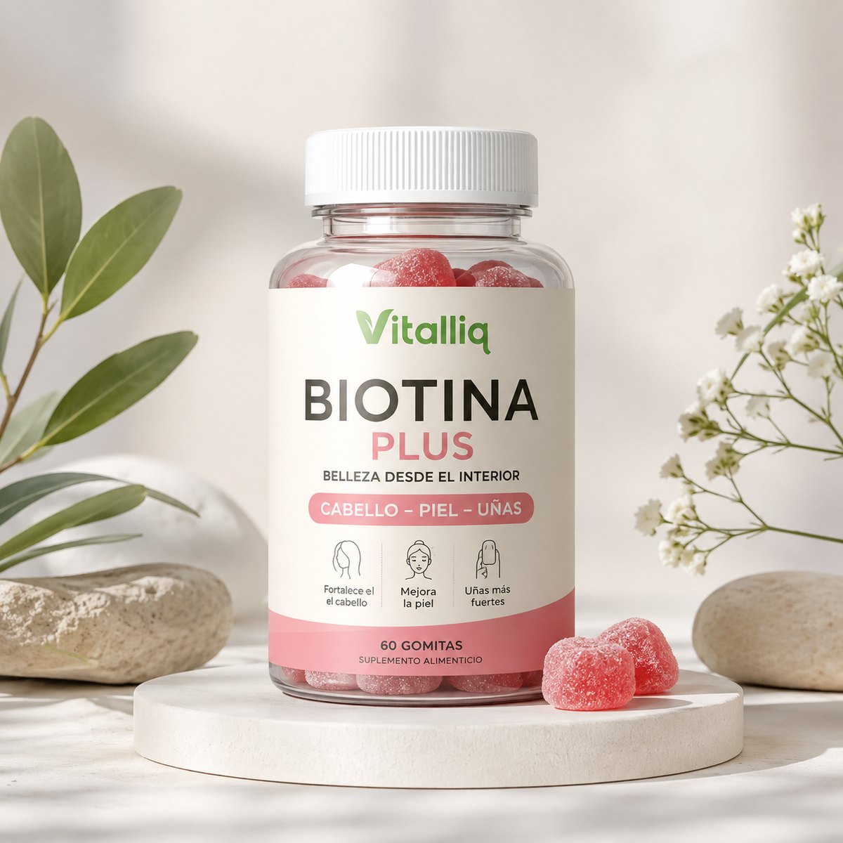 Gomitas de Biotina Plus
