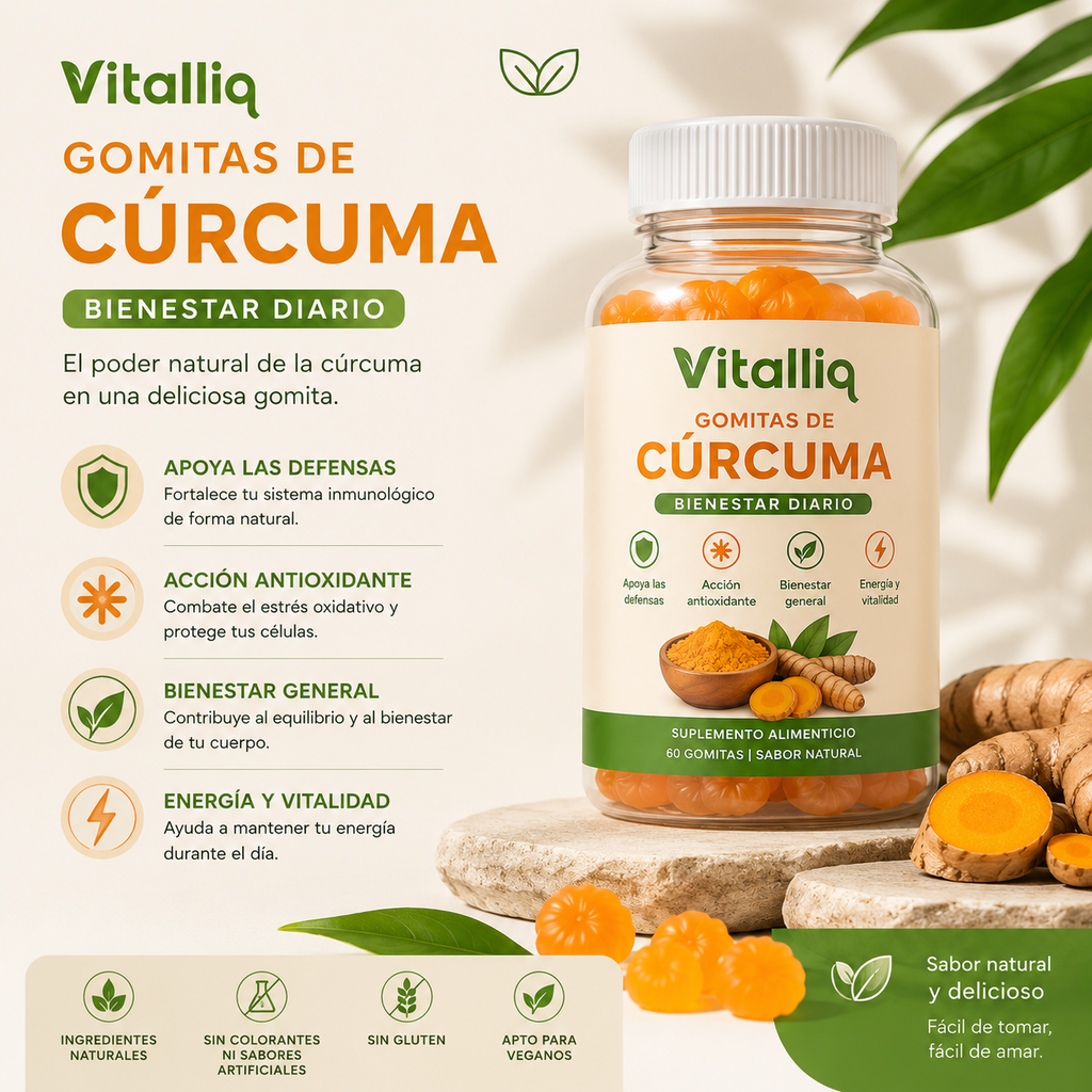 Gomitas de Cúrcuma